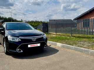 2017 Toyota Camry VII (XV50) Рестайлинг 2, чёрный, 2050000 рублей, вид 4