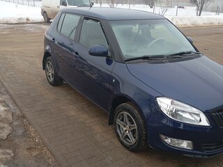 2010 Skoda Fabia II Рестайлинг, синий, 466000 рублей, вид 1