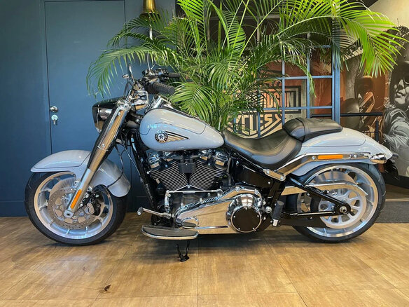 2025 Harley-Davidson Fat Boy, серебристый, 3850000 рублей - вид 2