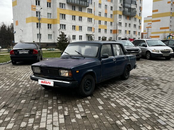 2007 Lada (ВАЗ) 2105, синий, 100000 рублей