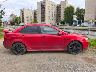 2008 Mitsubishi Lancer X, красный, 550000 рублей, вид 4