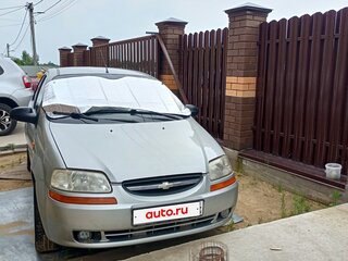 2004 Chevrolet Aveo I, серебристый, 185000 рублей, вид 2