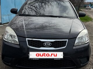 2009 Kia Rio II Рестайлинг, чёрный, 435000 рублей, вид 1