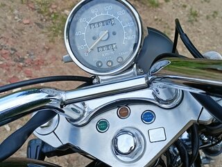 1995 Honda Steed 400, чёрный, 260000 рублей, вид 5