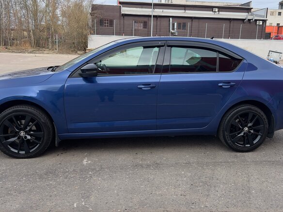 2019 Skoda Octavia III (A7) Рестайлинг, синий - вид 14