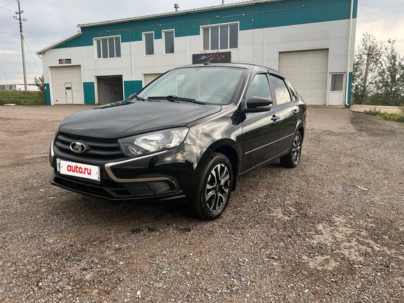 2024 Lada (ВАЗ) Granta I Рестайлинг, чёрный, 850000 рублей - вид 9