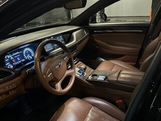 2019 Genesis G90 I Рестайлинг, чёрный, 3400000 рублей, вид 5