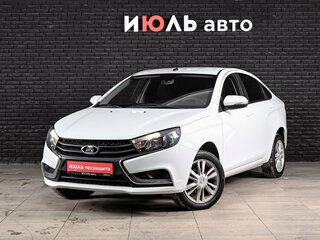 2019 Lada (ВАЗ) Vesta I, белый, 1000000 рублей, вид 1