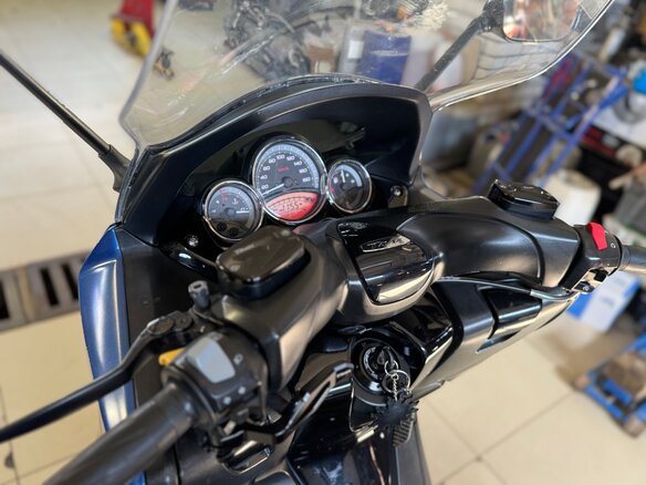 2009 Yamaha TMAX, синий, 450000 рублей - вид 13