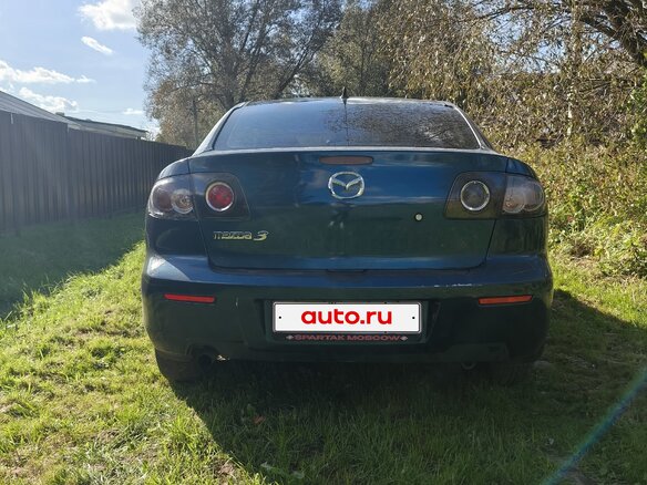 2007 Mazda 3 I (BK) Рестайлинг, синий, 260000 рублей - вид 2
