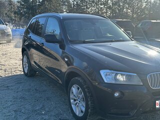 2013 BMW X3 28i xDrive II (F25), чёрный, 1580000 рублей, вид 2