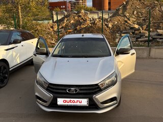2016 Lada (ВАЗ) Vesta I, серебристый, 600000 рублей, вид 3