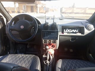 2009 Renault Logan I, чёрный, 380000 рублей, вид 5
