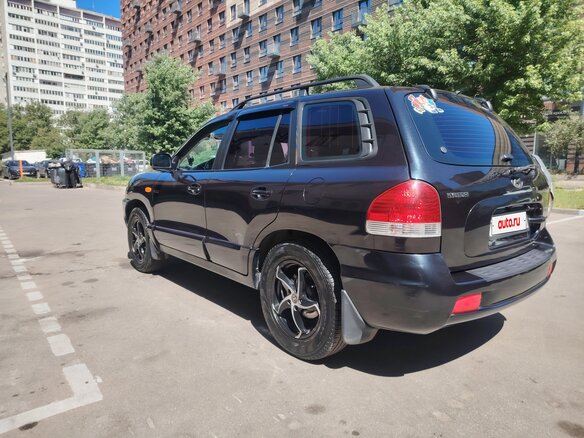 2008 Hyundai Santa Fe Classic Classic, чёрный, 880000 рублей - вид 5