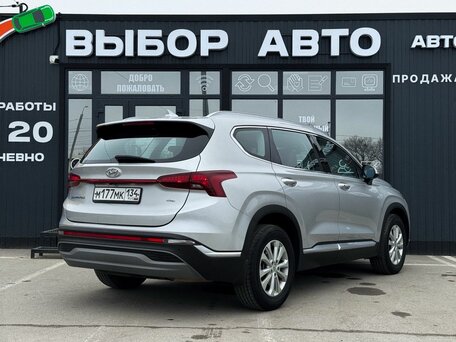 2021 Hyundai Santa Fe IV Рестайлинг, серебристый, 3310000 рублей, вид 2
