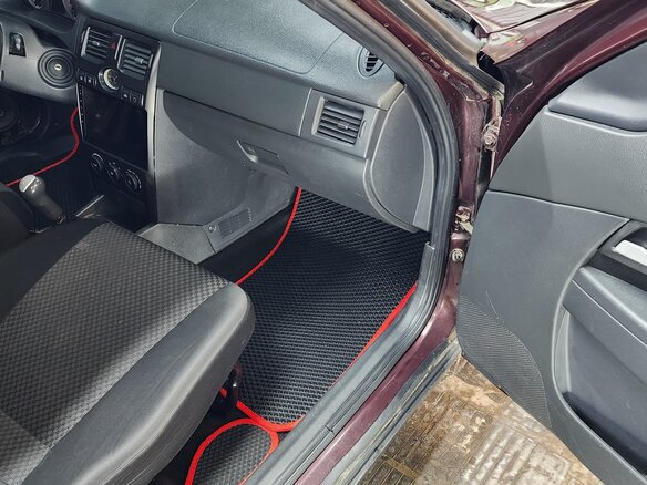 2012 Lada (ВАЗ) Priora I, пурпурный, 358000 рублей - вид 7