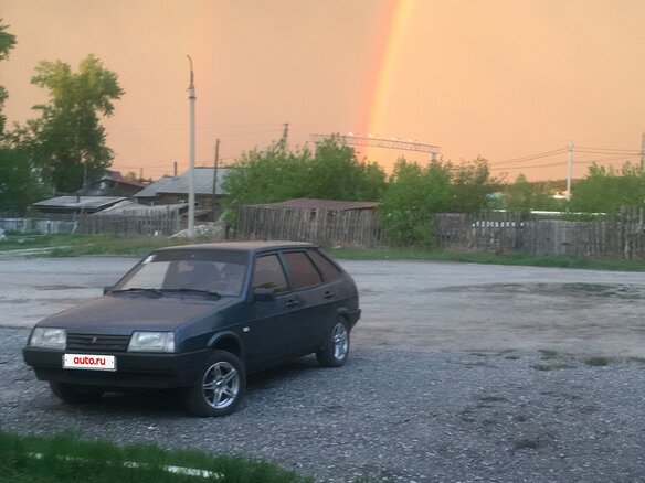 2004 Lada (ВАЗ) 21093i, синий, 150000 рублей - вид 7