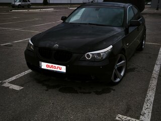 2004 BMW 5 серии 525i V (E60/E61), чёрный, 850000 рублей, вид 2