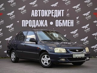 2008 Hyundai Accent ТагАЗ II, синий, 480000 рублей, вид 1
