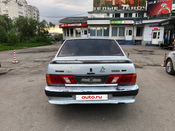 2004 Lada (ВАЗ) 2115, серебристый, 180000 рублей - вид 2