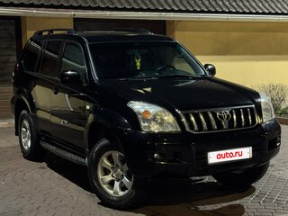 2007 Toyota Land Cruiser Prado 5-speed 120 Series Рестайлинг, чёрный, 2400000 рублей, вид 1