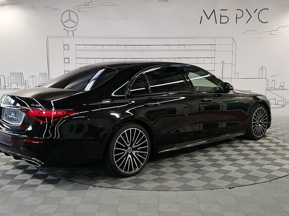 2024 Mercedes-Benz S-Класс 500 4MATIC VII (W223), чёрный - вид 6