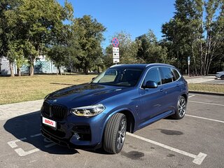 2021 BMW X3 30i xDrive III (G01) Рестайлинг, синий, 4850000 рублей, вид 5