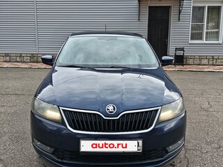 2017 Skoda Rapid I Рестайлинг, синий, 1150000 рублей, вид 1
