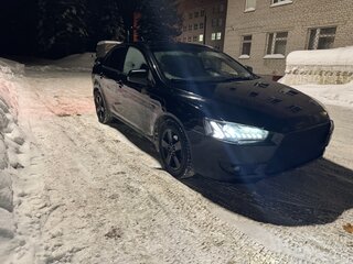 2007 Mitsubishi Lancer X, чёрный, 1000000 рублей, вид 3