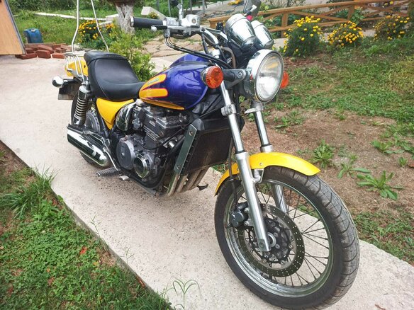 1993 Kawasaki ZL400 Eliminator, жёлтый, 220000 рублей - вид 12