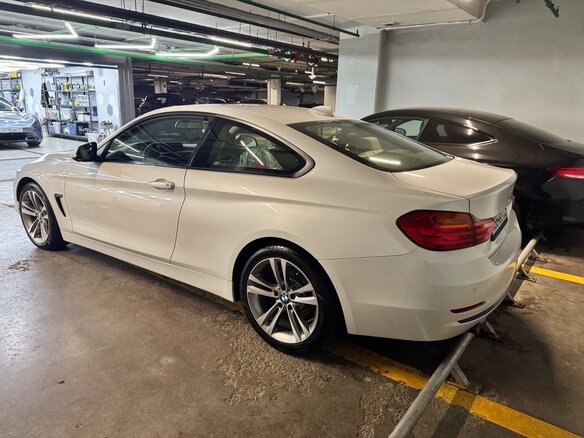 2014 BMW 4 серии 420d xDrive F32/F33/F36, белый, 2600000 рублей - вид 4
