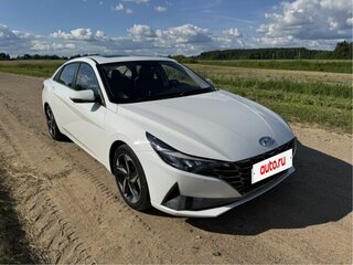 2022 Hyundai Elantra VII (CN7), белый, 1550000 рублей, вид 1