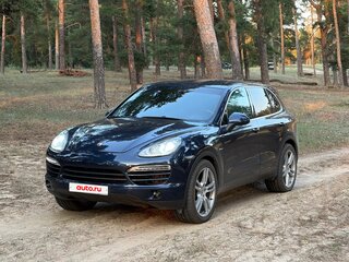 2014 Porsche Cayenne Diesel II (958), синий, 3000000 рублей, вид 1