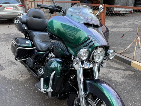 2021 Harley-Davidson Ultra Limited, зелёный, 2800000 рублей, вид 1