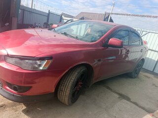 2008 Mitsubishi Lancer X, красный, 650000 рублей, вид 2