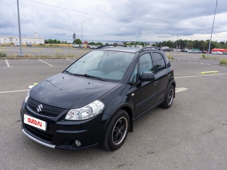 2009 Suzuki SX4 I (Classic), чёрный, 900000 рублей, вид 2