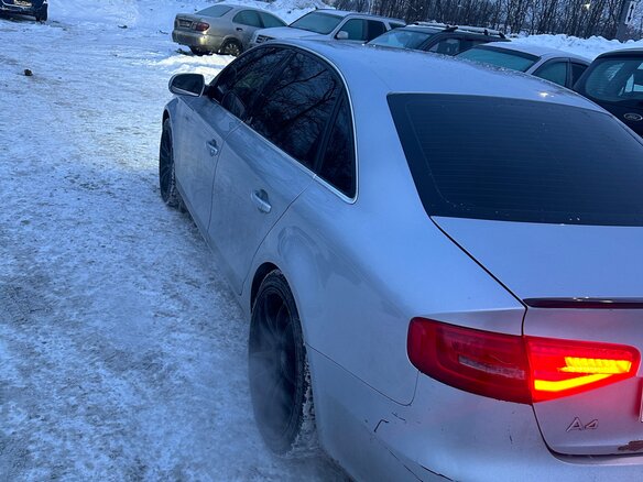 2012 Audi A4 IV (B8) Рестайлинг, серебристый - вид 2