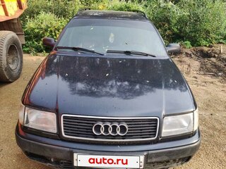 1993 Audi 100 IV (C4), синий, 260000 рублей, вид 3