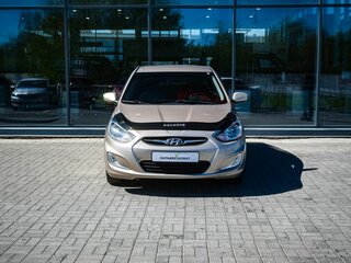 2012 Hyundai Solaris I, бежевый, 789000 рублей, вид 3