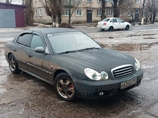 2006 Hyundai Sonata ТагАЗ IV (EF) Рестайлинг, чёрный, 450000 рублей, вид 1