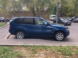 2003 BMW X5 3.0i I (E53), синий, 870000 рублей, вид 4