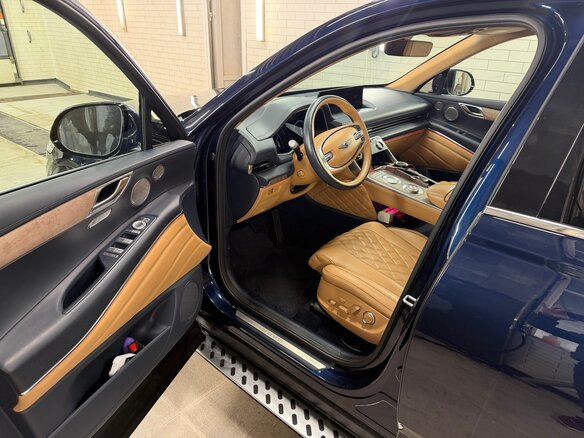 2020 Genesis GV80 I, синий - вид 5