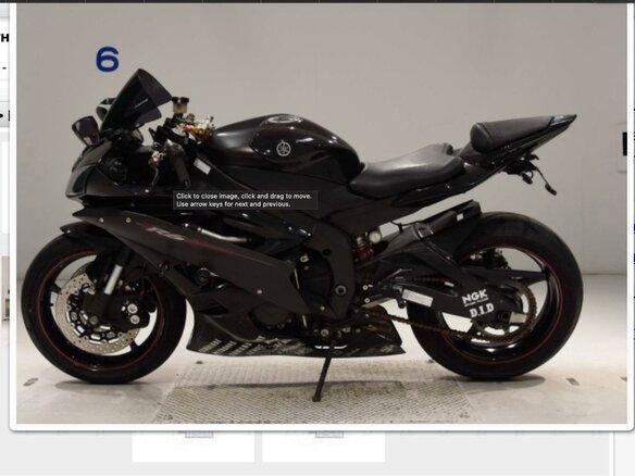 2006 Yamaha YZF-R6, чёрный, 900000 рублей - вид 11