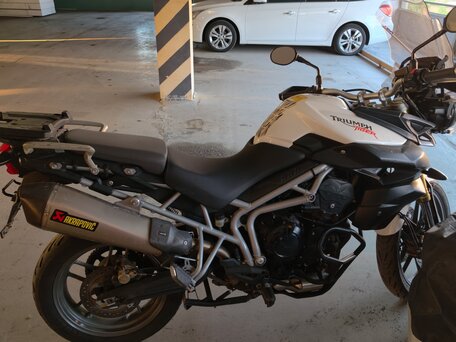 2011 Triumph Tiger 800, белый, 540000 рублей, вид 4