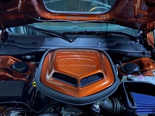 2020 Dodge Challenger R__T III Рестайлинг 2, оранжевый, 7900000 рублей, вид 3