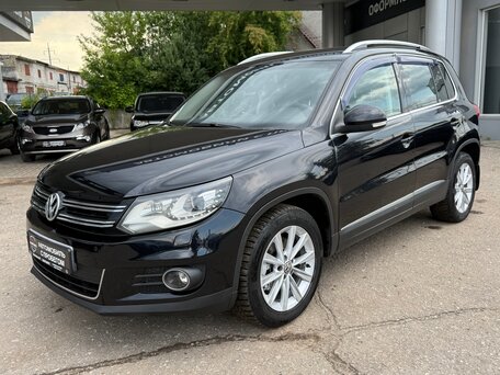 2011 Volkswagen Tiguan I Рестайлинг, чёрный, 1280000 рублей, вид 2