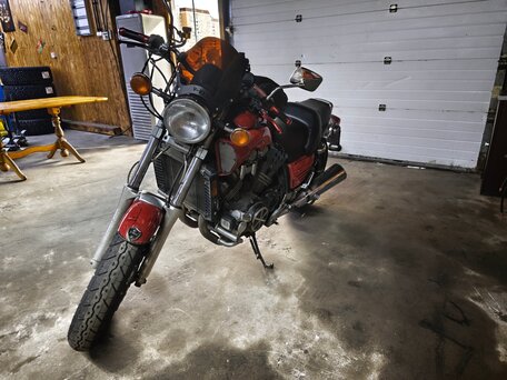1999 Yamaha V-Max 1200, красный, 410000 рублей, вид 2
