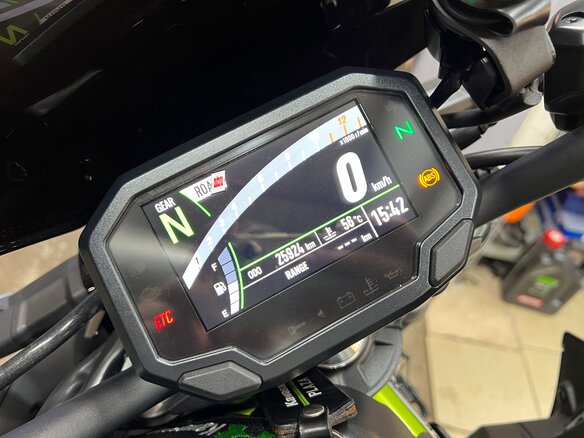 2021 Kawasaki Z 900, серый - вид 17