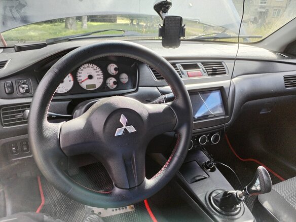 2007 Mitsubishi Lancer IX Рестайлинг, чёрный, 250000 рублей - вид 9