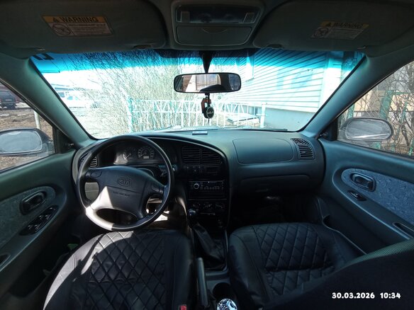 2006 Kia Spectra I Рестайлинг 2, чёрный, 250000 рублей - вид 9